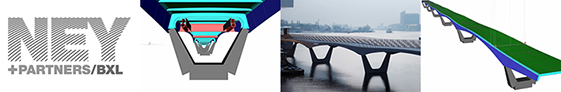 Ney & Partners (B) with “Vluchthaven” Footbridge (Amsterdam, The Netherlands)