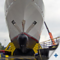 Saltwater Engineering, Yacht on transport cradles