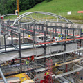 Footbridge "the Spine" for Merck Serono - Vevey, Switzerland