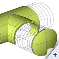 Modellering van kruisende tunnels (ref. ILF)