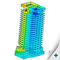 high rise building designed with Scia Engineer